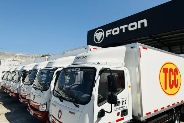 Foton y TCC: 20 camiones eléctricos para una logística más limpia en Colombia TCC FOTON FKR EV 3.4 TON