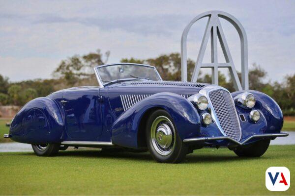 Alfa Romeo 8C 2900B de 1938, así es el “Best in Show” del Amelia Concours d’Elegance 2025 alfa romeo 8c 2900b stabilimenti farina cabriolet granlusso 1938