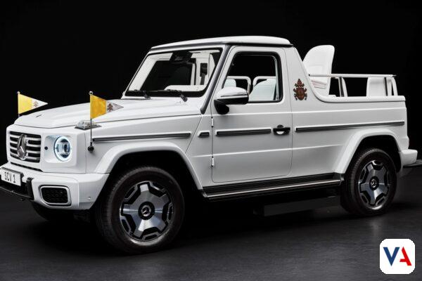 ¿Un papamóvil 100% eléctrico? Así es el modelo basado en el Mercedes-Benz Clase G Mercedes-Benz Clase G papamóvil 100% eléctrico