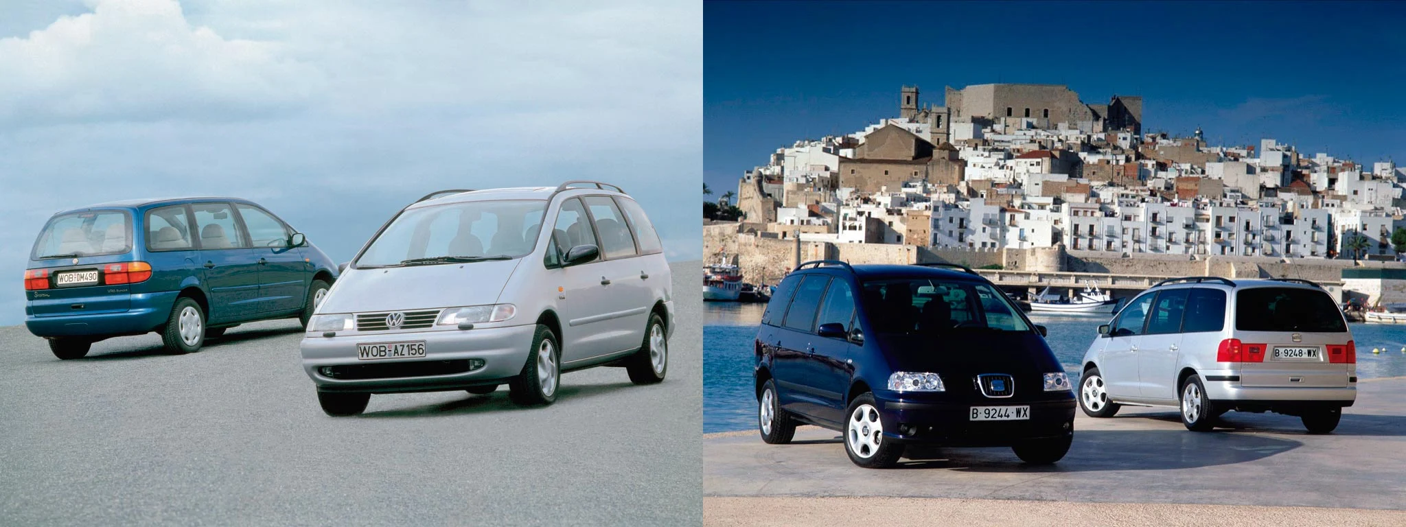 Proyecto VX62: los monovolúmenes de Ford y VW 5 Volkswagen Sharan 1997 y Seat Alhambra 2000