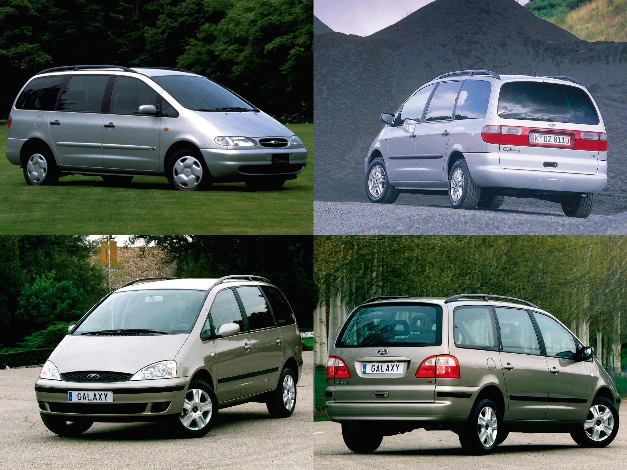 Proyecto VX62: los monovolúmenes de Ford y VW 6 La Ford Galaxy fue la que experimento cambios mas significativos en su exterior.