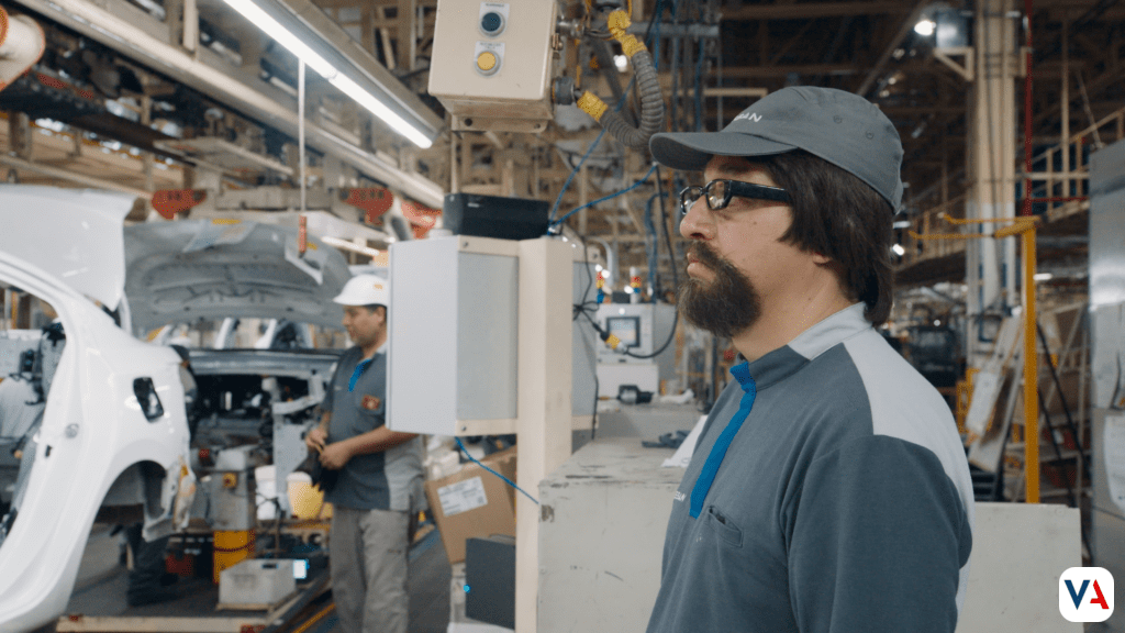 Ramiro Hernandez en La Planta de Nissan MX.