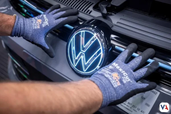 Volkswagen logo iluminado