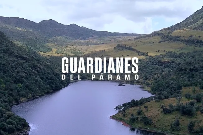 Logo Guardianes del páramo landscape