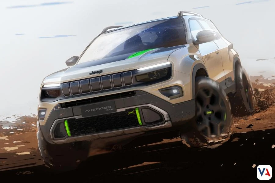 Diseñando el Jeep Avenger 4xe: así se transformó del concepto a la realidad 3 Jeep Avenger 4xe sketch diseño