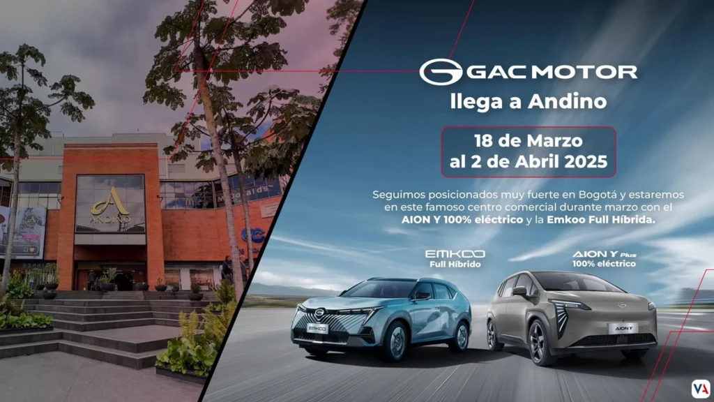 GAC motor Andino PopUp Store