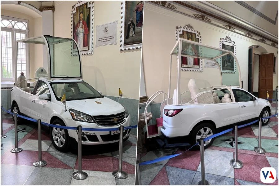 Papamóvil Chevrolet Traverse Colombia 2017