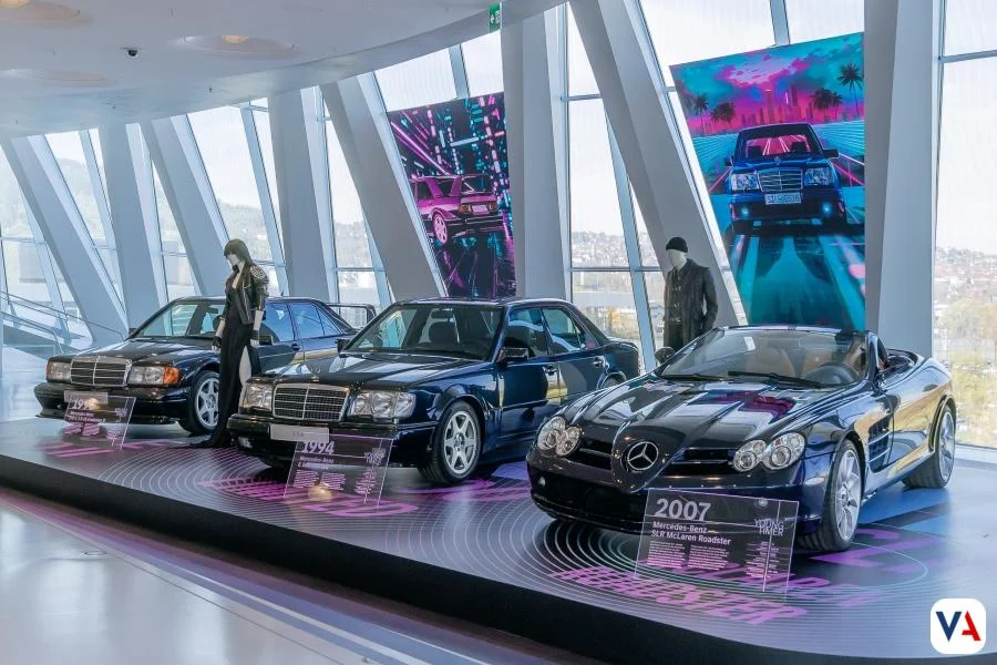 Youngtimer Museo Mercedes-Benz exhibición 2025