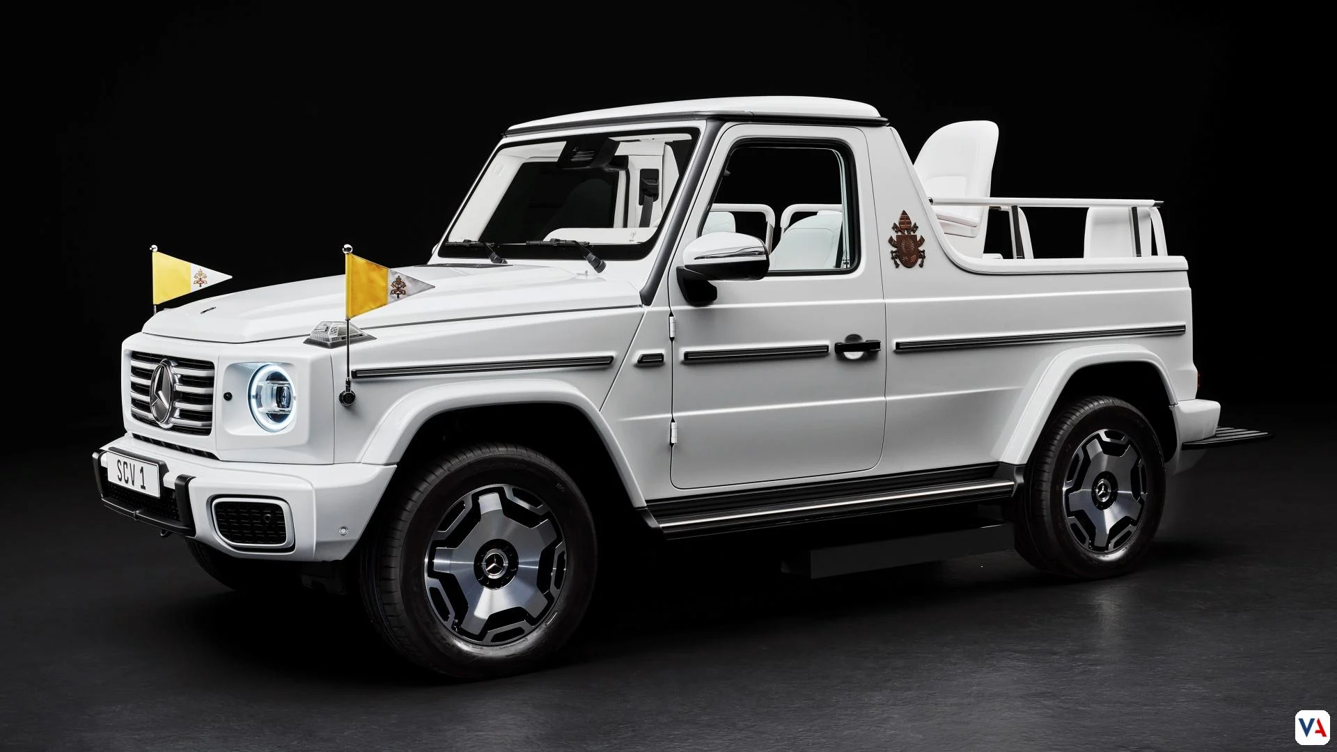 Mercedes-Benz Clase G papamóvil 100% eléctrico