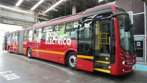 bus articulado eléctrico