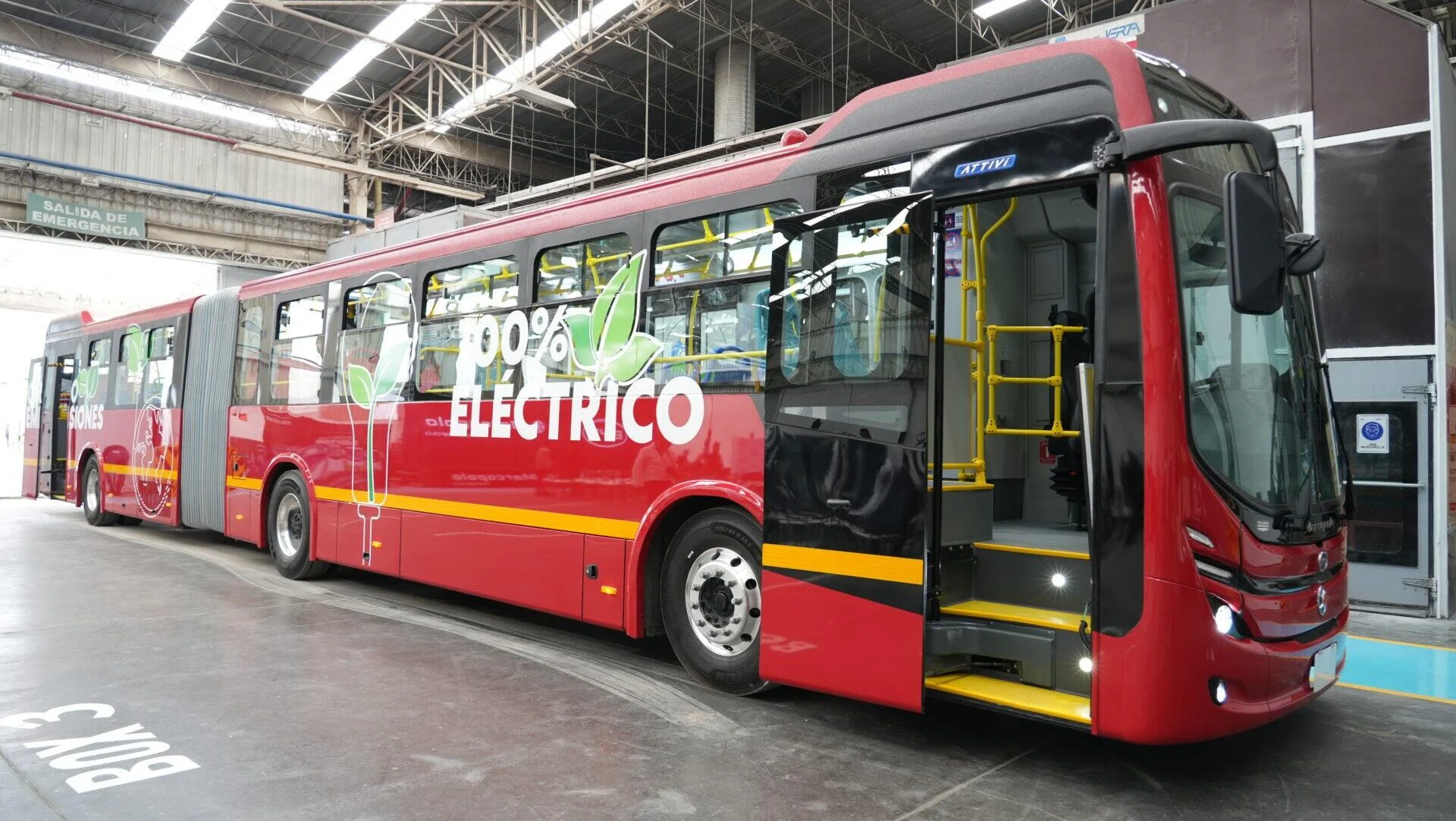 bus articulado eléctrico
