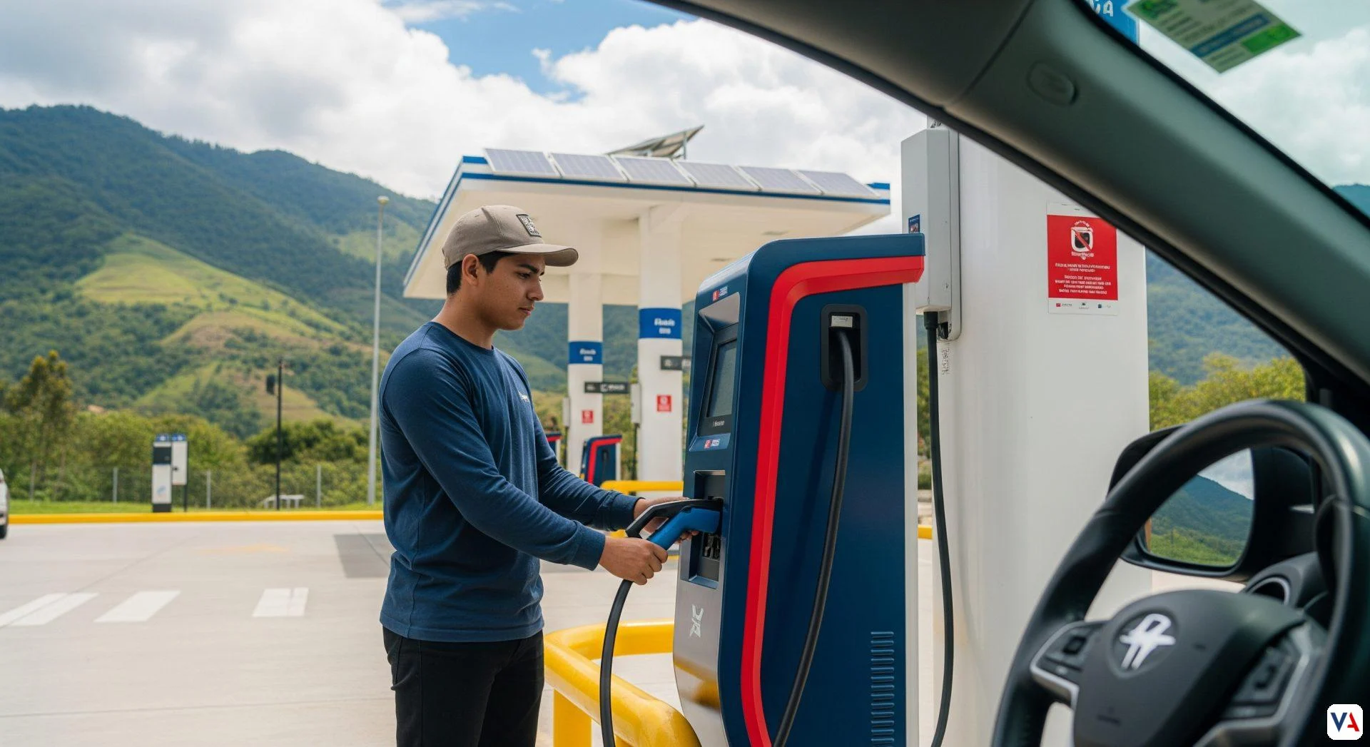 Viaje en carro eléctrico