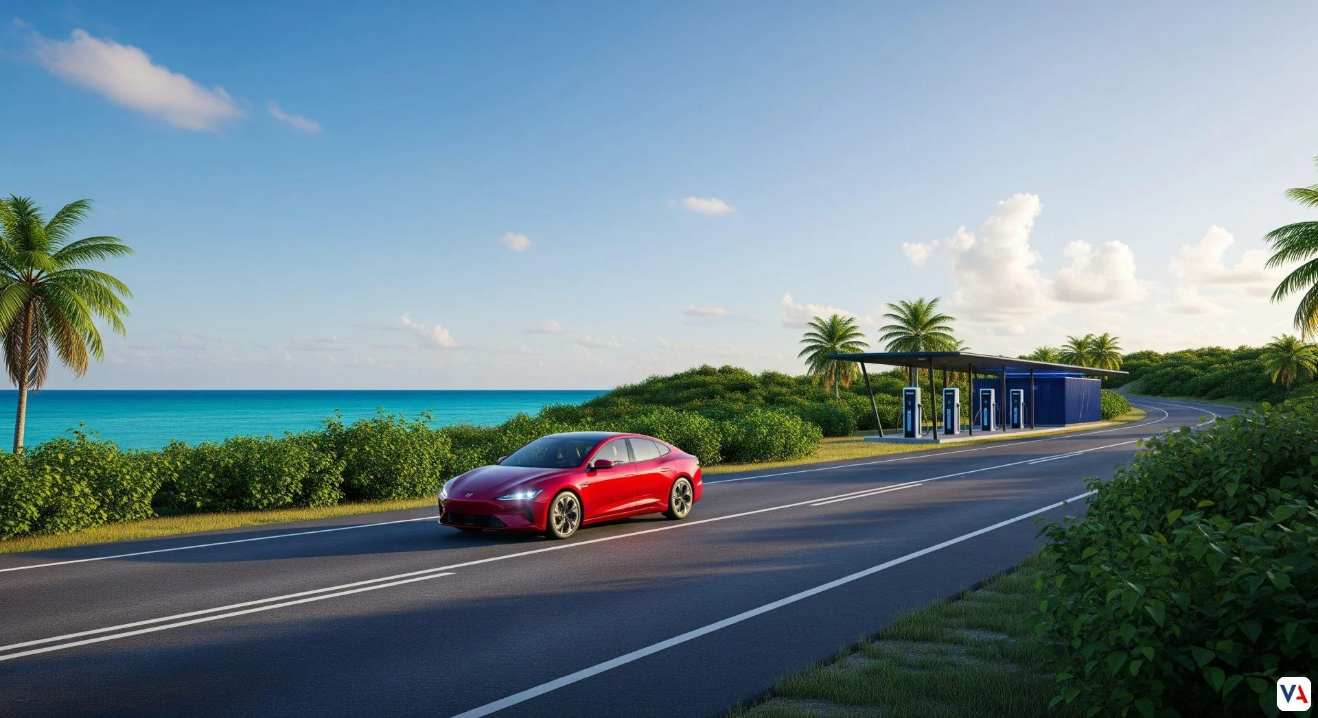 Viaje en carro eléctrico