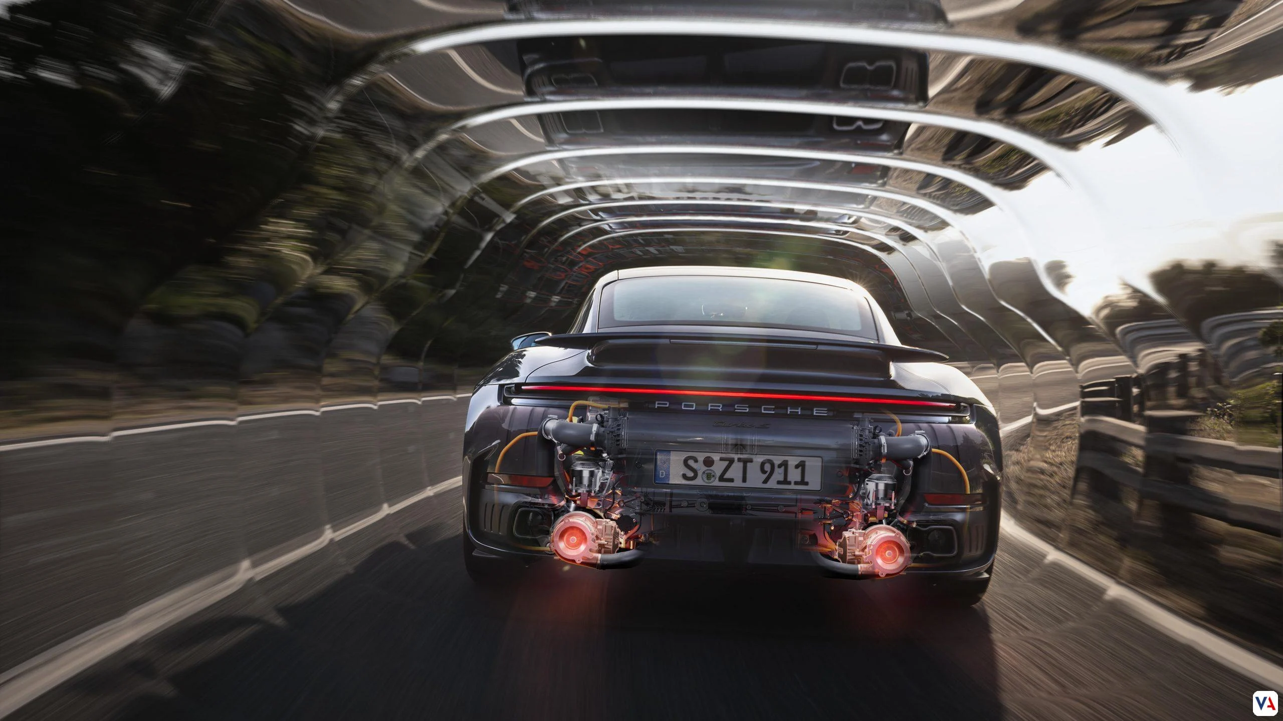 Innovador Porsche 911 Turbo S: 701 hp de potencia híbrida -