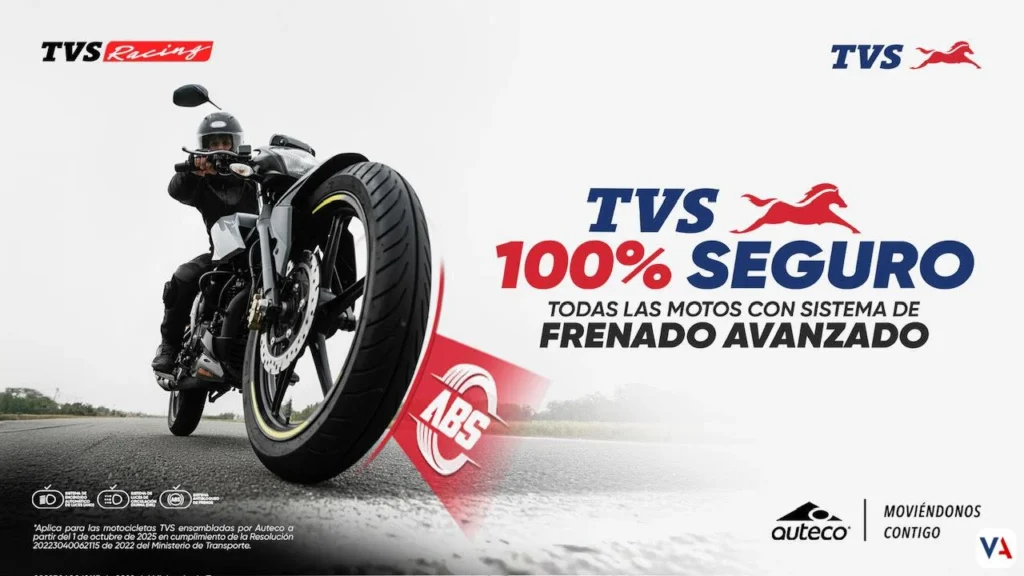 Frenado de Vanguardia: La Seguridad en Motos TVS Redefine el Camino 2 Seguridad en motos TVS