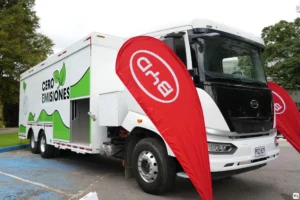 Camión botellero eléctrico