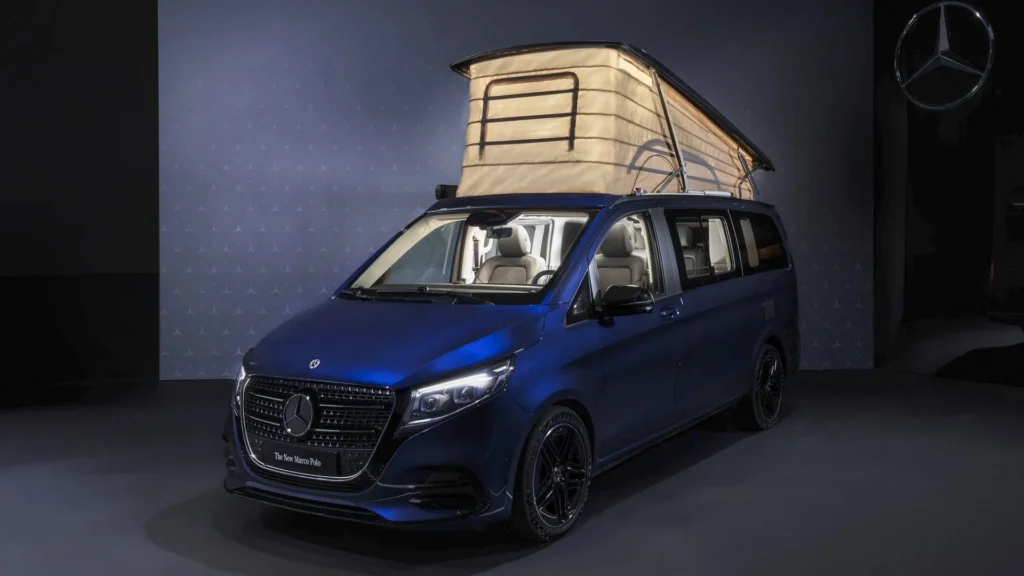 Descubre el nuevo Mercedes-Benz Marco Polo 2026. Un camper de lujo con techo elevable optimizado y sonido avanzado que transforma tus viajes y tu vida diaria.