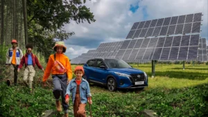 Conoce la estrategia de Movilidad sostenible Nissan hacia la neutralidad de carbono en 2050 mediante innovación electrificada y procesos circulares.