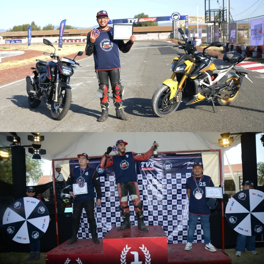 El ARE GP Latinoamérica reúne a los mejores pilotos de la región en una competencia técnica de TVS Motor Company rumbo a la gran final en India.