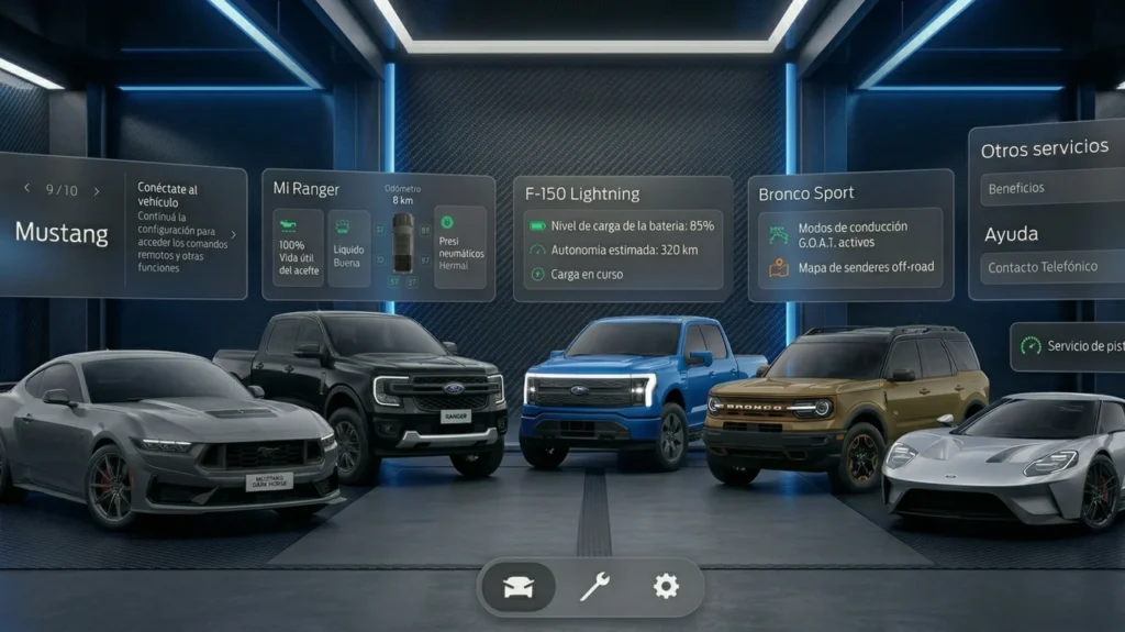 Ford App Colombia El salto definitivo hacia la movilidad hiperconectada y el estreno de la Territory Trend Híbrida 2 Descubre la nueva Ford App Colombia, la plataforma que redefine la movilidad conectada junto al estreno de la Territory Trend Híbrida.