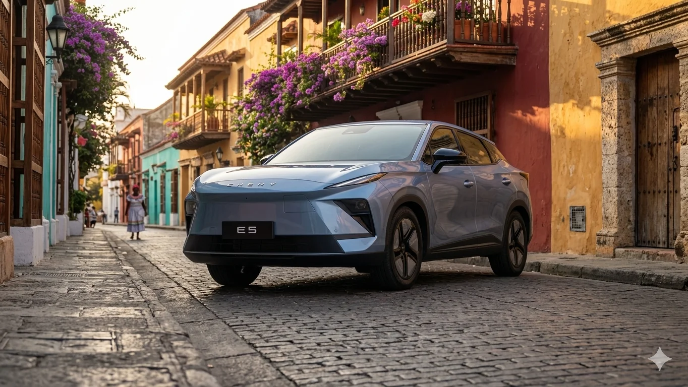 El Chery E5 2026 bate récords en Colombia con 700 reservas en su primer día. Descubre por qué esta SUV eléctrica lidera el mercado. Conoce los detalles.