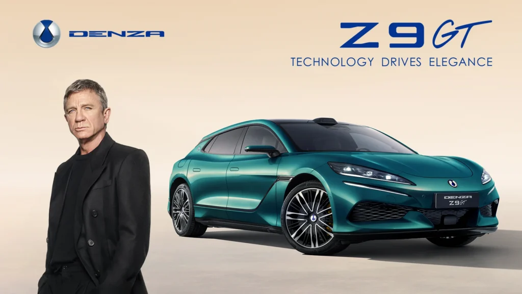 Descubre el DENZA Daniel Craig, el nuevo modelo eléctrico de lujo que marca el inicio de la expansión global de DENZA, la marca nacida de la alianza entre BYD y Mercedes-Benz.