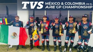 TVS Motor ARE GP India Colombia doble podio destaca el salto competitivo de los pilotos colombianos con primer y segundo lugar en la final mundial en India.