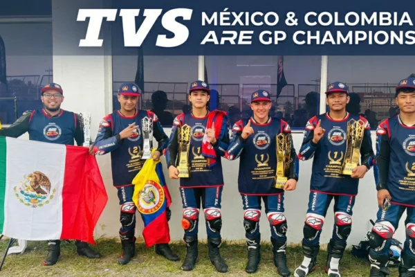 TVS Motor ARE GP India Colombia doble podio destaca el salto competitivo de los pilotos colombianos con primer y segundo lugar en la final mundial en India.