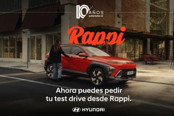 Solicita tu test drive Hyundai a domicilio fácil desde Rappi. Prueba la Tucson o Kona y vive una experiencia única. Conoce más detalles aquí.