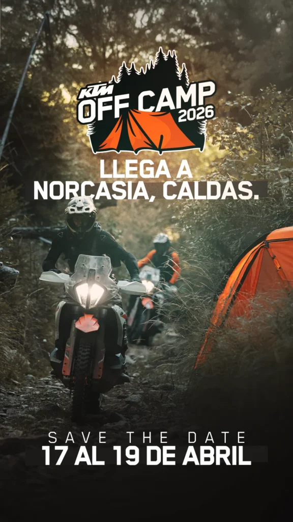 Comunidad Adventure KTM, El OffCamp 2026 promete una experiencia única en Norcasia, Caldas 2 Vive una experiencia off-road única en el OFF CAMP 2026 con la Comunidad Adventure KTM en Norcasia, Caldas. ¡Rutas, aprendizaje y camaradería te esperan!