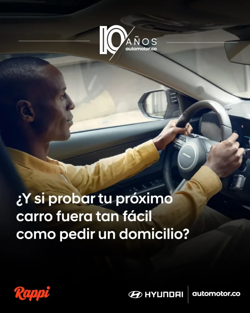 Solicita tu test drive Hyundai a domicilio fácil desde Rappi. Prueba la Tucson o Kona y vive una experiencia única. Conoce más detalles aquí.