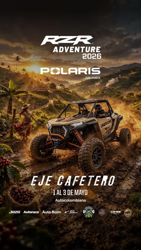 Vive el Polaris RZR Adventure 2026 en el Eje Cafetero. Una experiencia off-road única con rutas técnicas y comunidad. Conoce todos los detalles aquí.