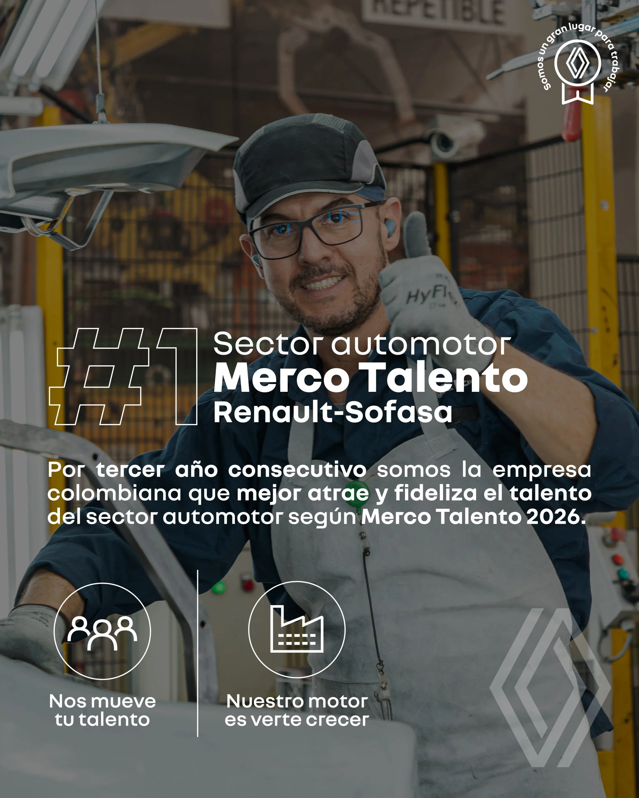 Renault-Sofasa en Merco Talento 2026 Renault