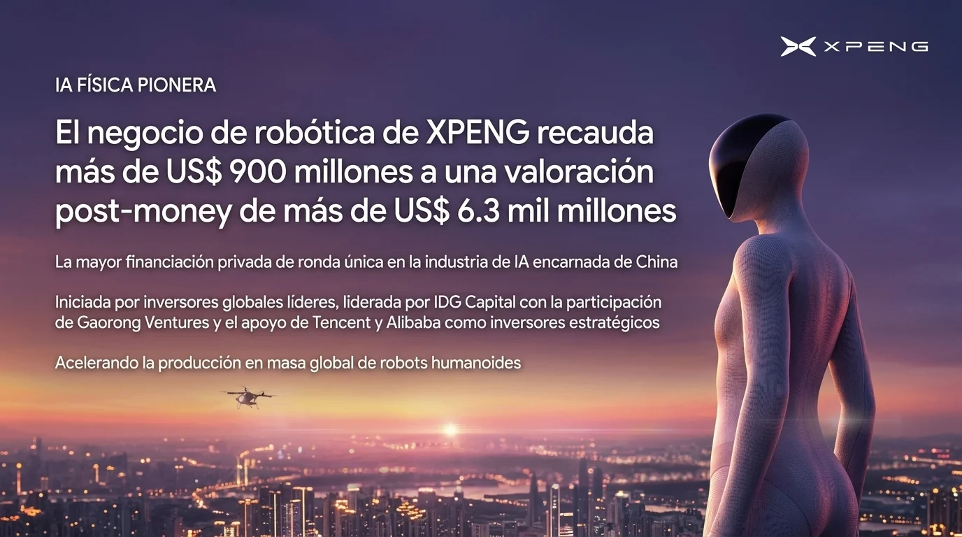 La inversión millonaria de Xpeng en Dogotix impulsa la robótica avanzada. Descubra cómo la IA redefine vehículos eléctricos y manufactura. ¡Lealo aquí!
