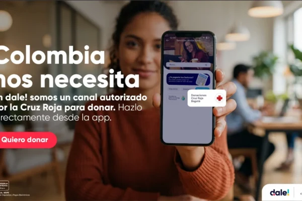 donación de dale! a la Cruz Roja Grupo Aval