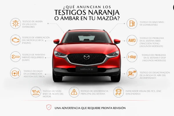 testigos del vehículo Mazda Mazda