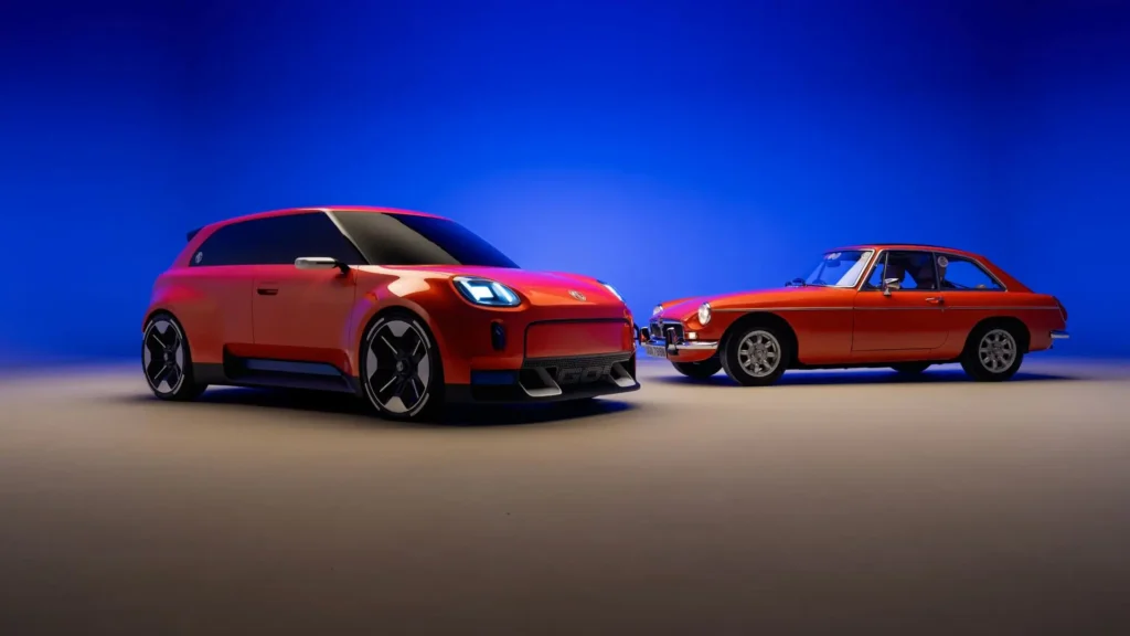 MG GO! Concept: un hatchback con diseño retro futurista inspirado en el icónico MGB GT 2 MG GO! Concept 2026