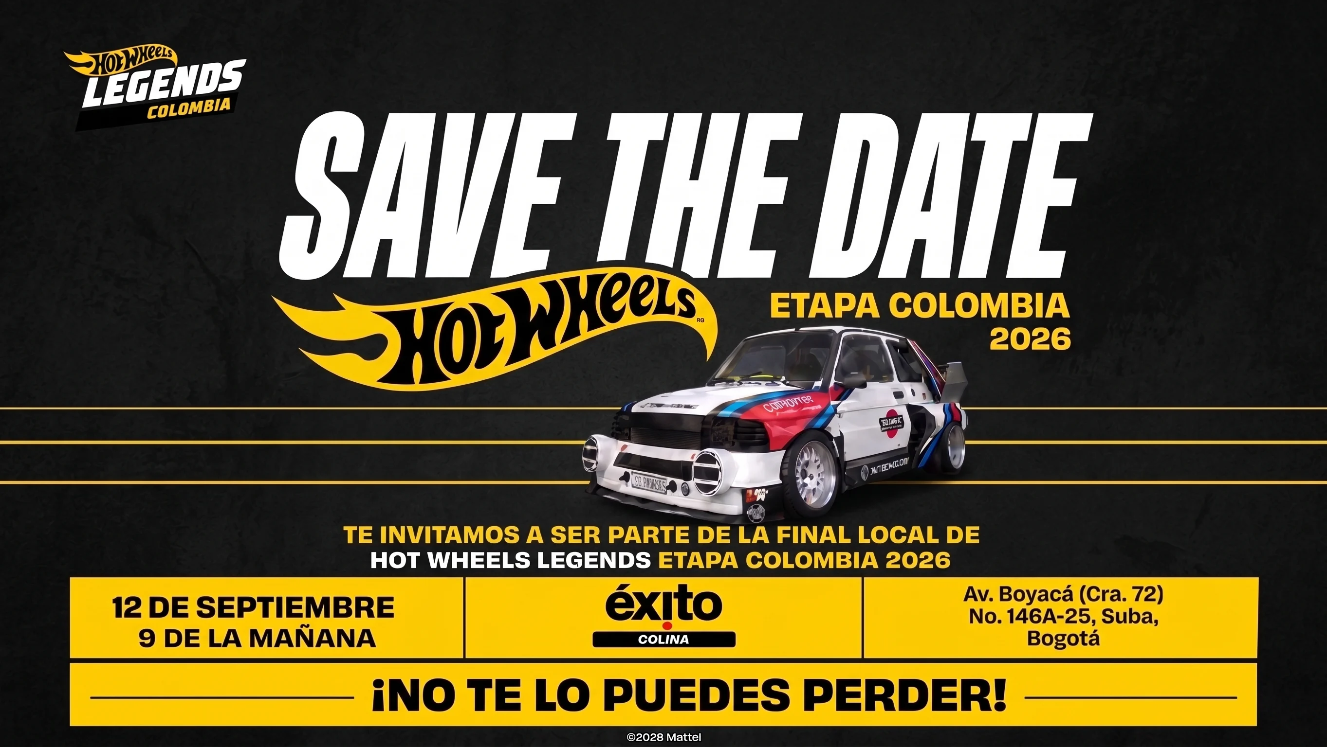 Hot Wheels Legends Tour 2026: Colombia busca a su próxima leyenda automotriz 2 Hot Wheels Legends Tour 2026: Colombia busca a su próxima leyenda automotriz - Corregido HWL Col...