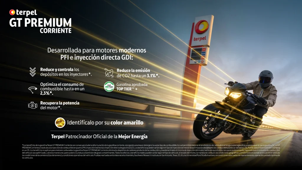Terpel GT Premium: la nueva era de combustibles para el rendimiento en Colombia 6 Terpel GT Premium Terpel