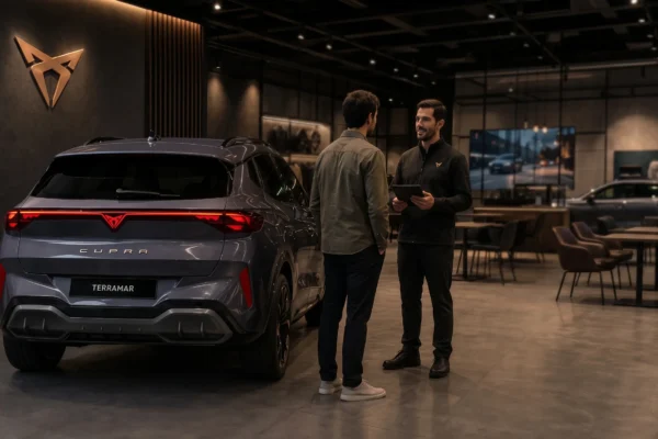 Cupra lanzó CUPRA Care en Colombia, garantizando los 3 primeros mantenimientos de Formentor y Terramar. Más tranquilidad en tu inversión. ¡Conoce más aquí!