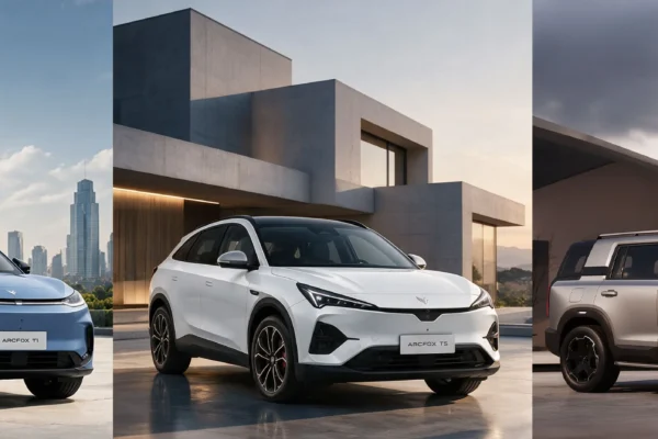 ARCFOX y BAIC: ARCFOX T1, T5 y BAIC B30 SUVs