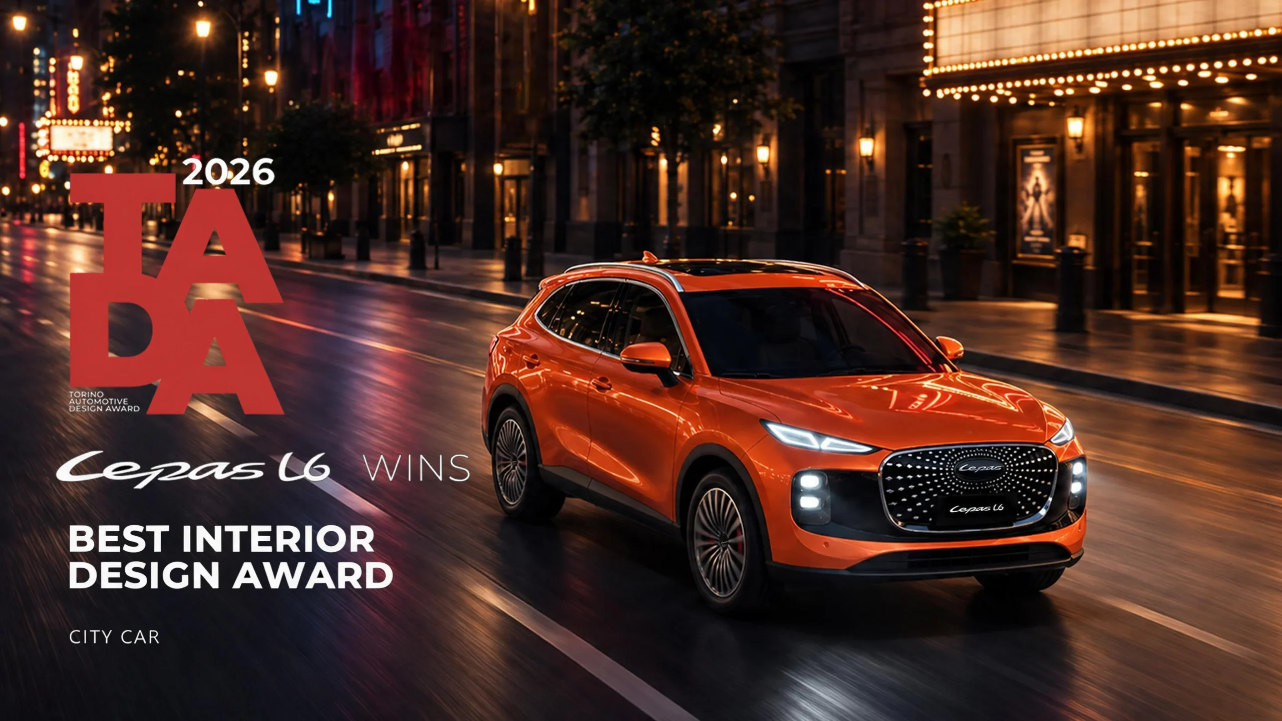 LEPAS L6: Reconocimiento internacional por su diseño interior de ciudad 3 LEPAS L6 con premio al Mejor Diseño Interior.