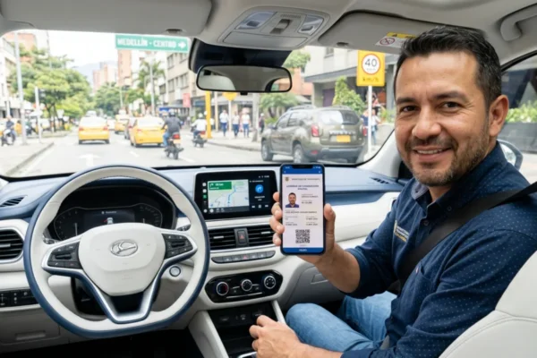 licencia de conducción digital Colombia