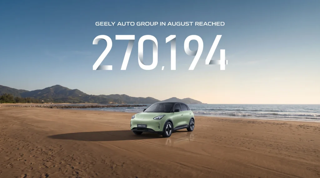 El Geely EX2 rompe récords con más de 60.000 unidades vendidas globalmente en agosto. Un hito para la movilidad eléctrica en Colombia. ¡Descubre más!