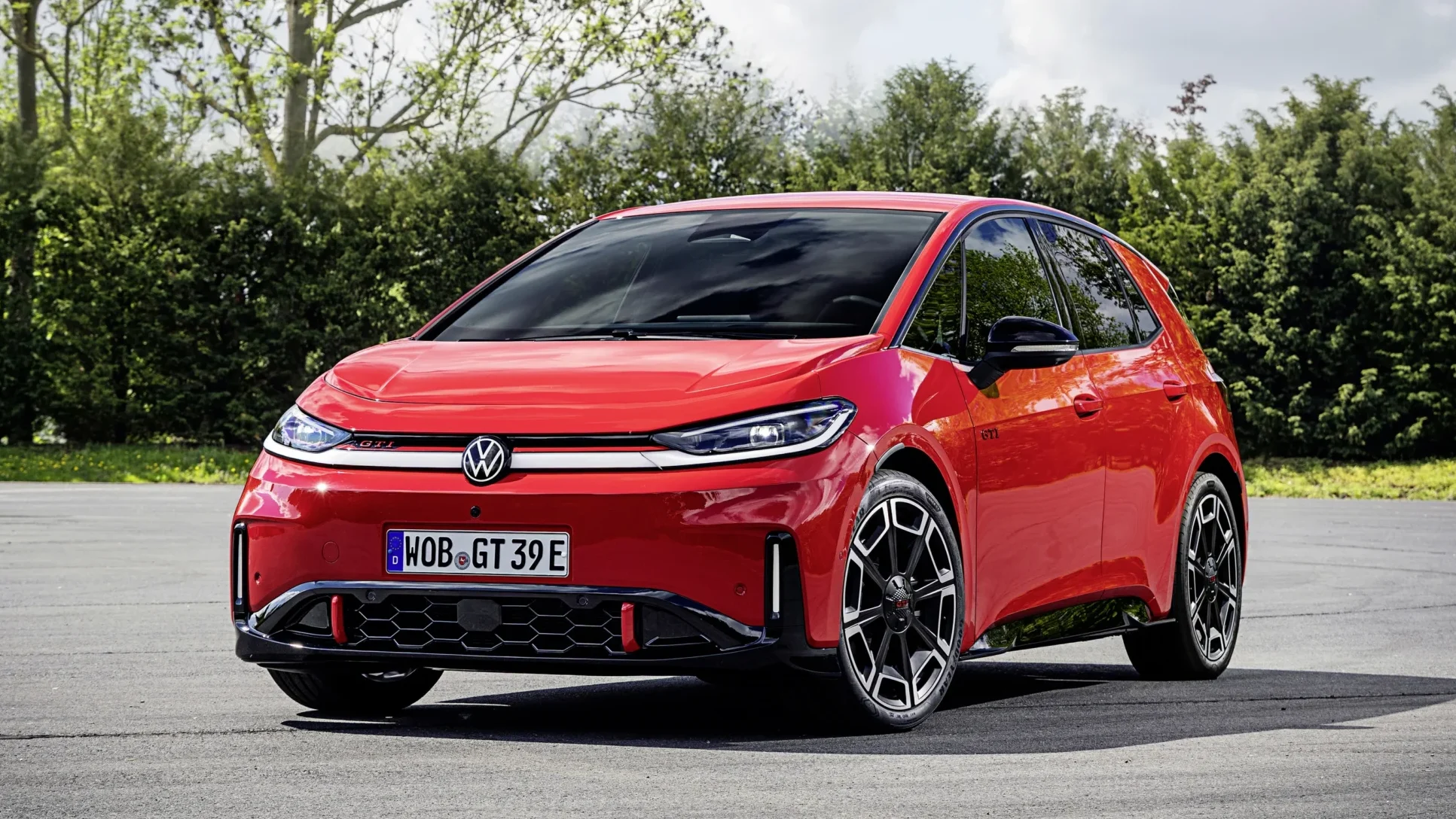 Volkswagen ID.3 GTI Concept rojo eléctrico