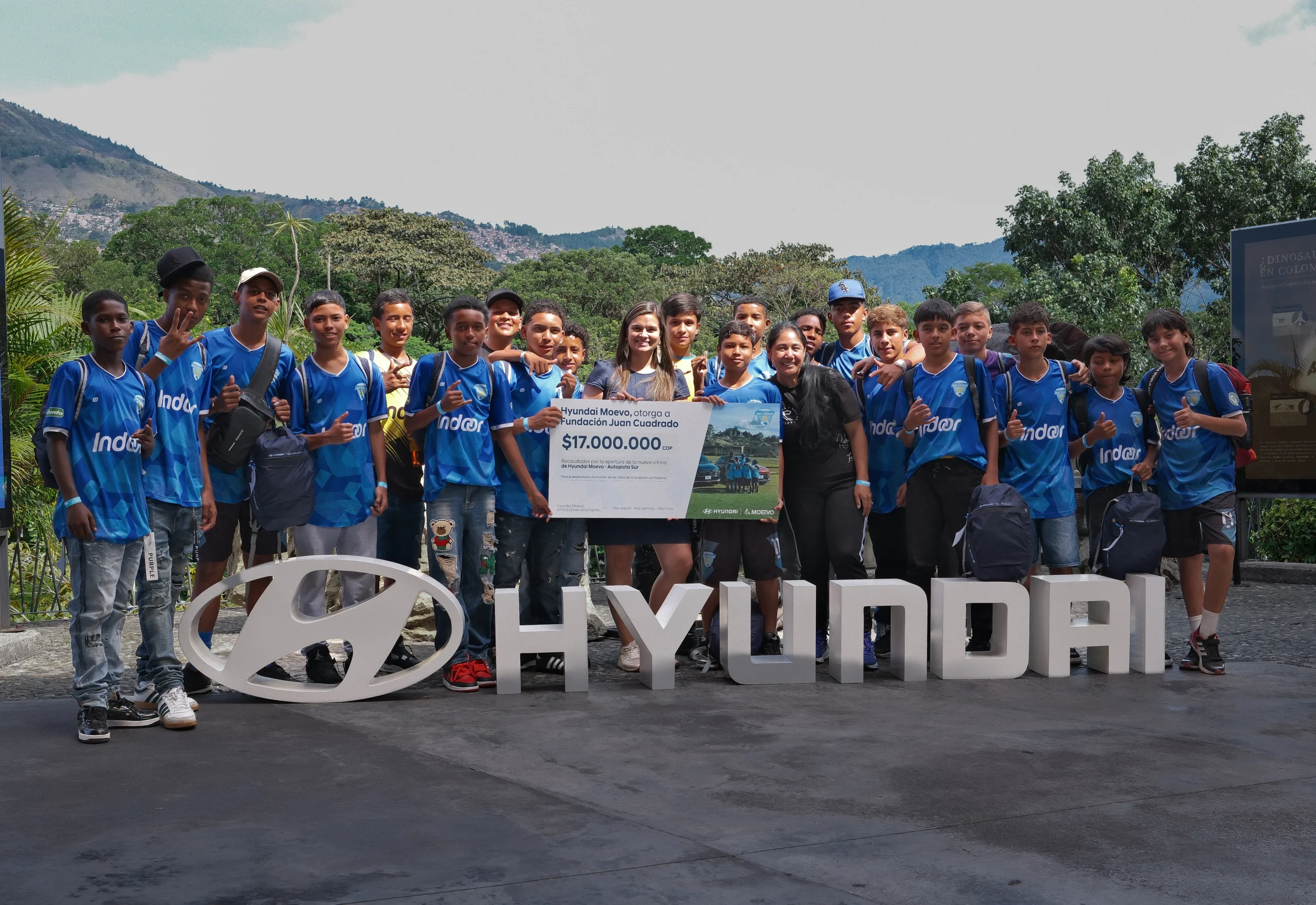 Equipo Infantil hyundai moevo fundacion juancuadrado