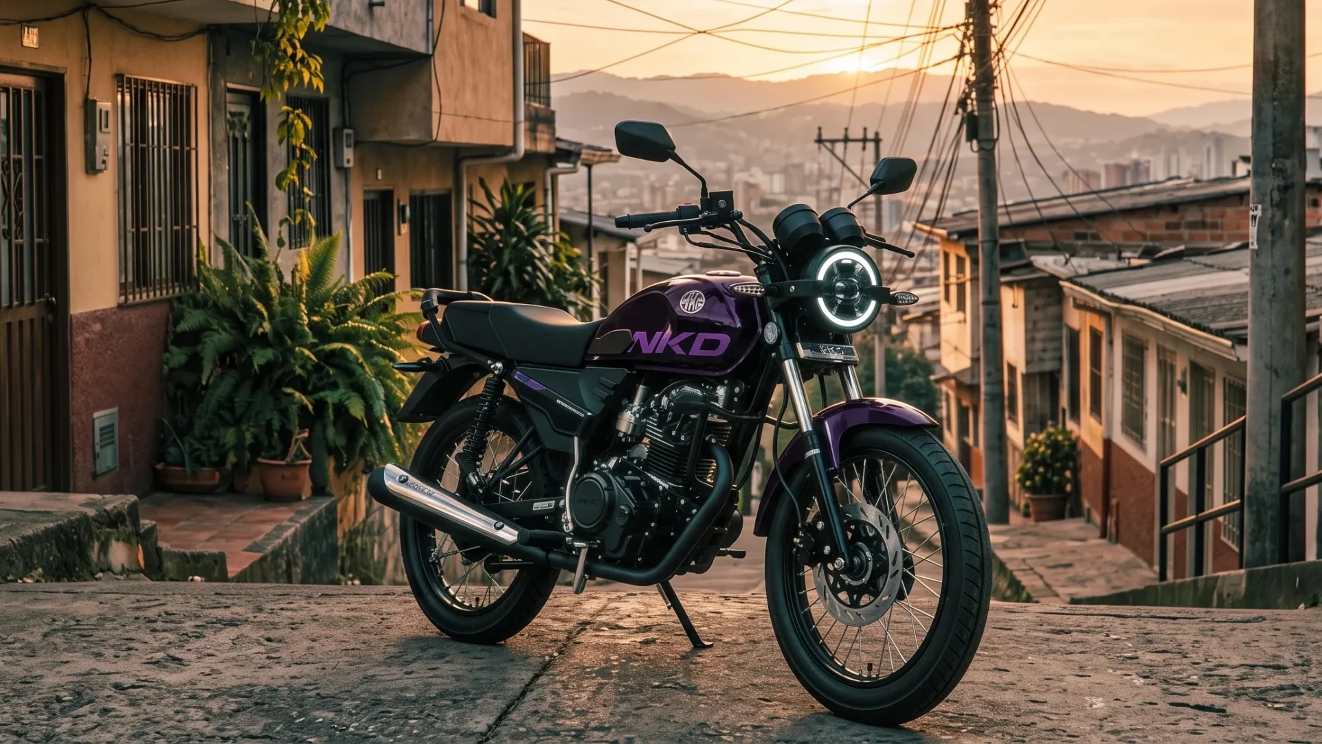 AKT NKD se renueva con mayor autonomía, iluminación LED y diseño modernizado