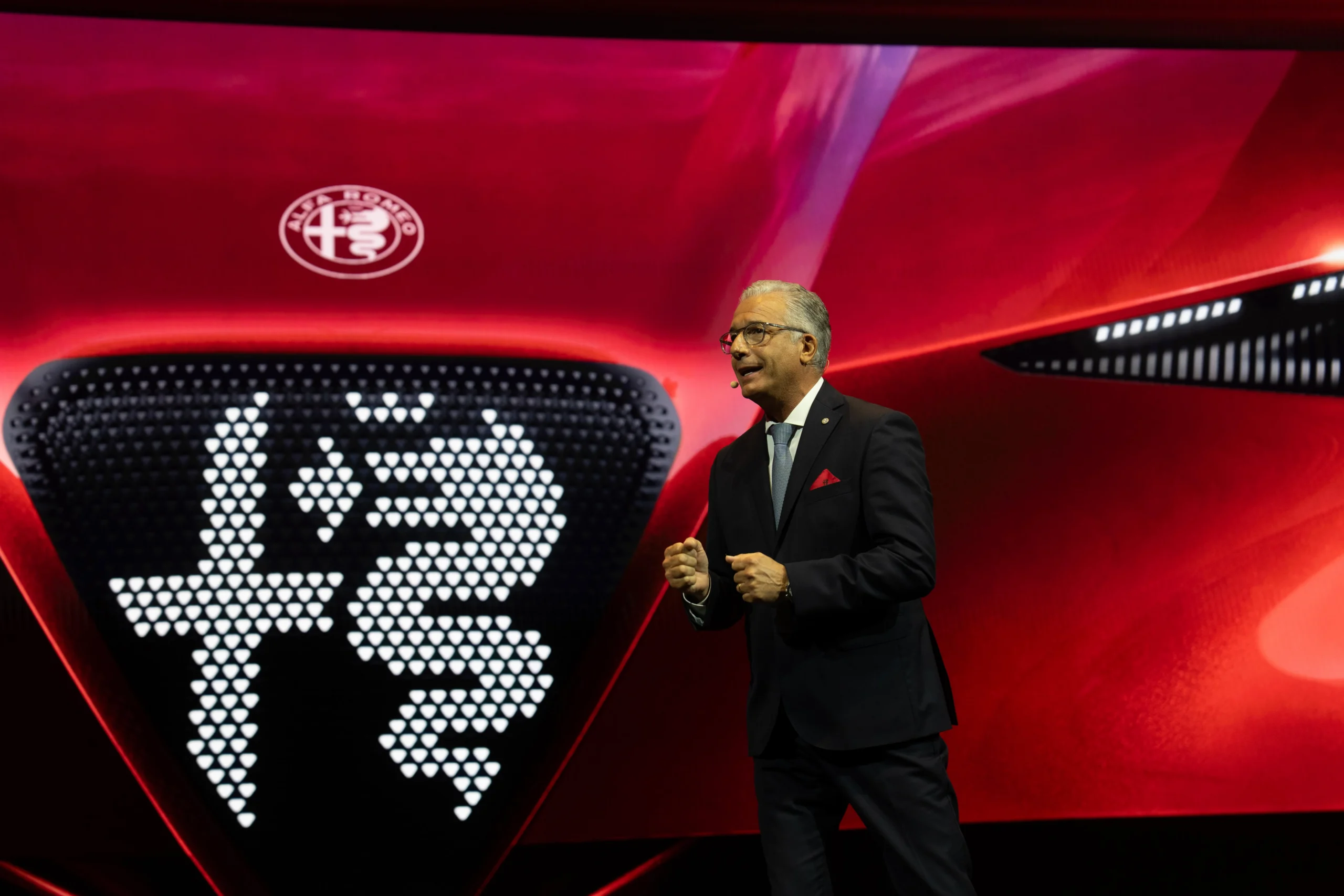 Presentación del concept car Alfa Romeo Cuorerosso.