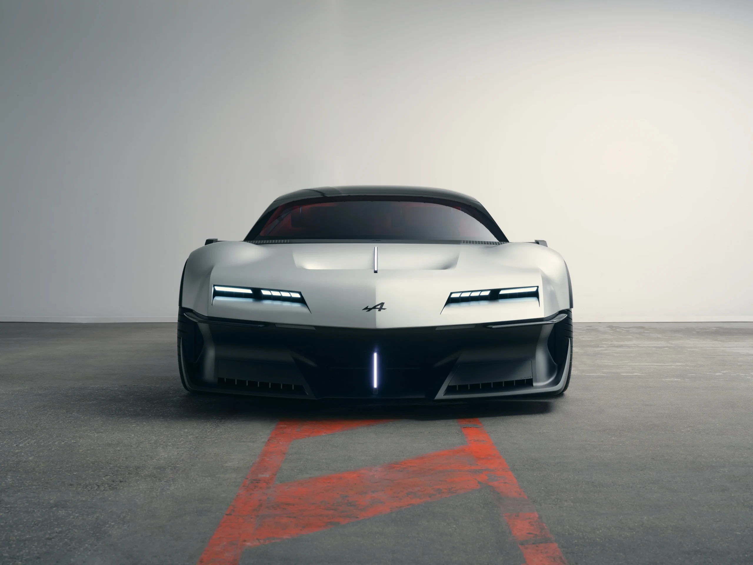Alpine A310 VISION: el renacimiento de un clásico deportivo francés 3 Alpine A310 VISION concepto frontalmente.