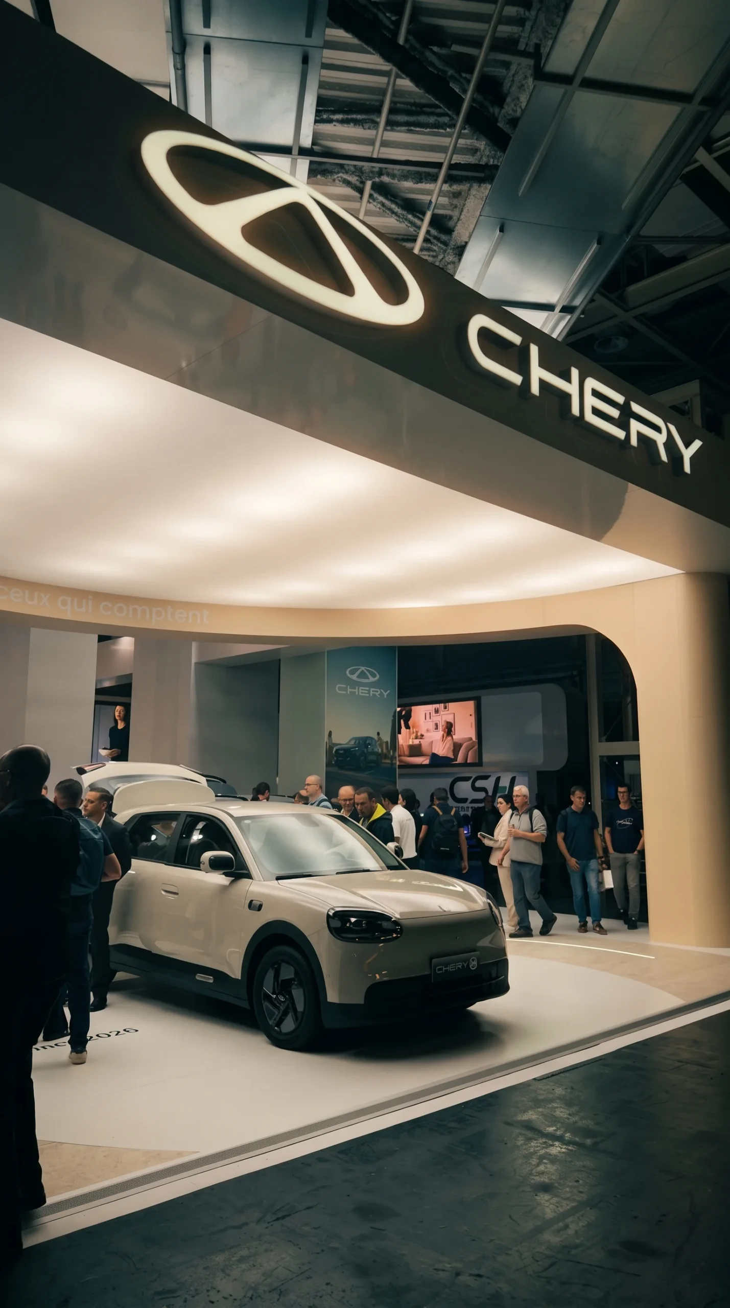 Chery Q: Presentación Chery Salón de París 2026 modelos electrificados
